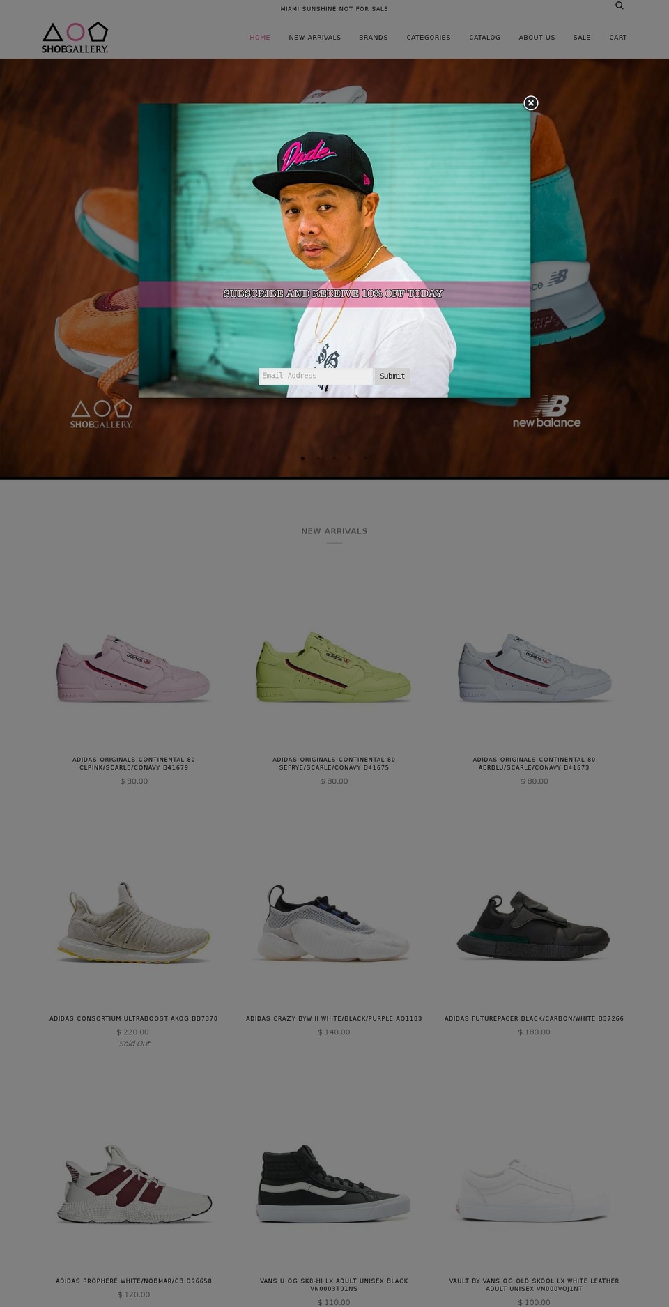sg305.com — Shopify storefront screenshot