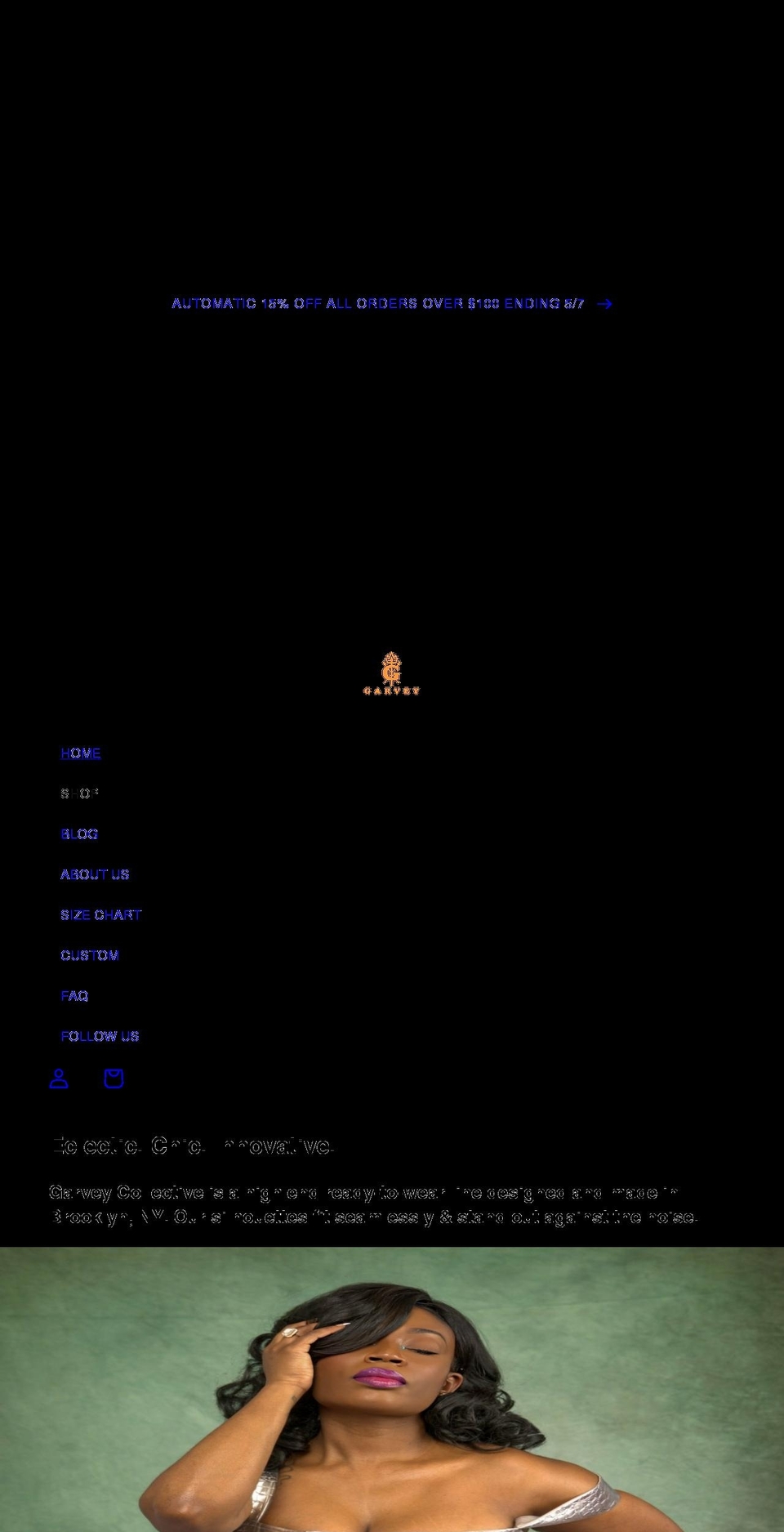 sgarveycollective.com — Shopify storefront screenshot