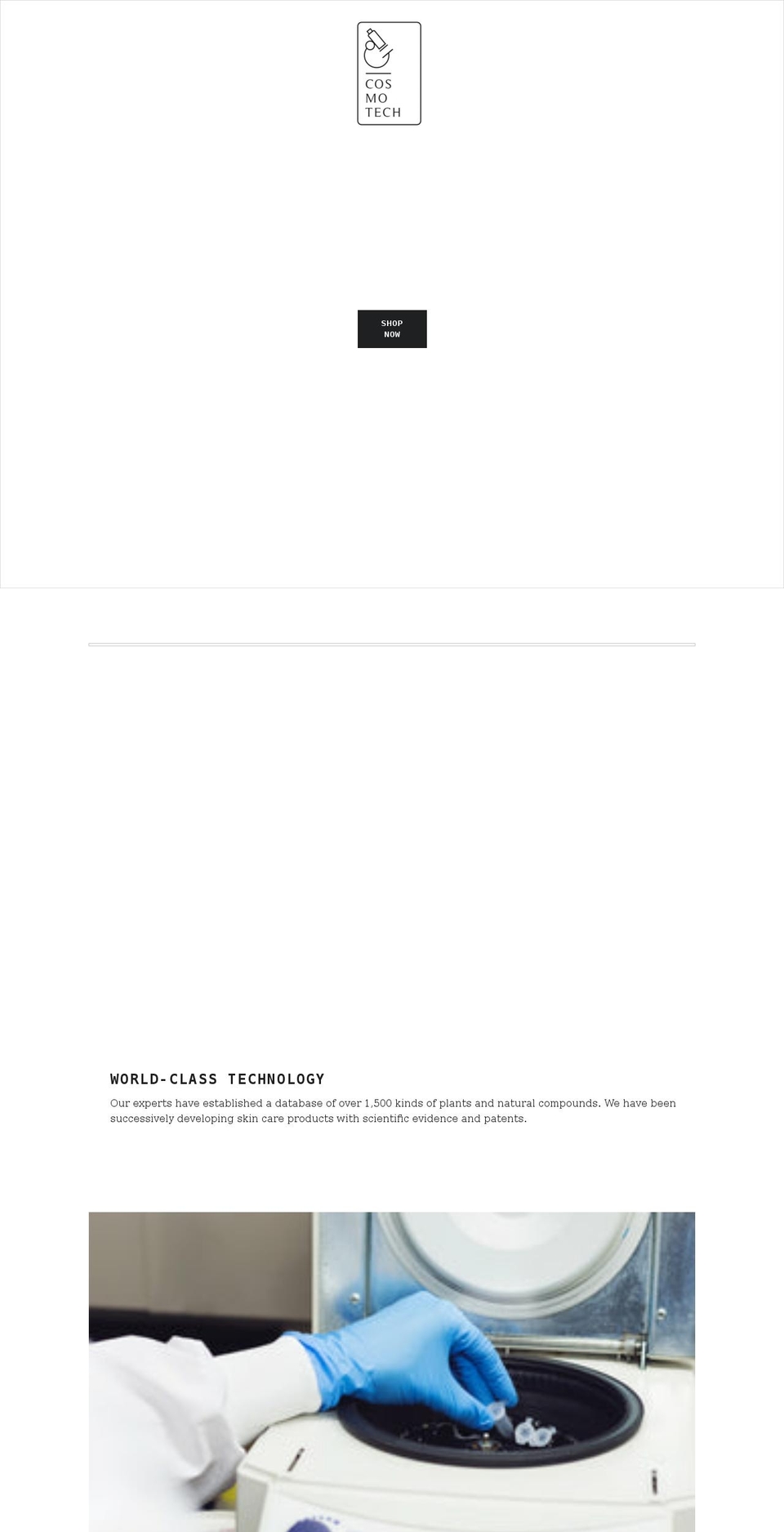 sgccosmotech.com shopify website screenshot