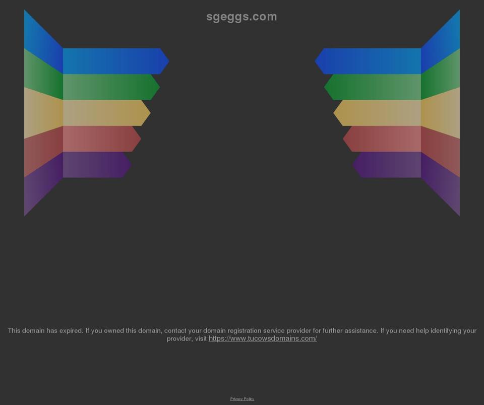 sgeggs.com shopify website screenshot