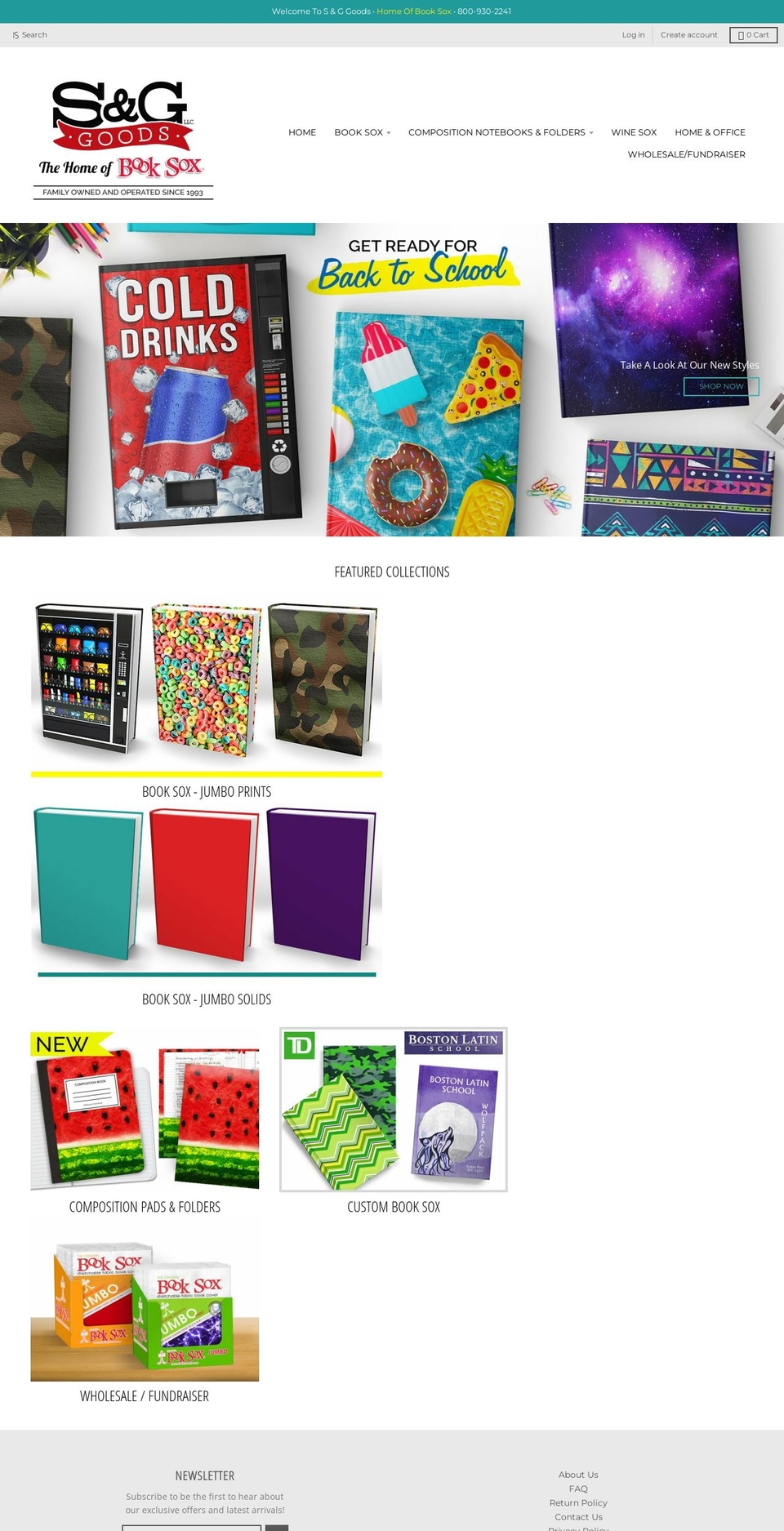 sggoods.net shopify website screenshot