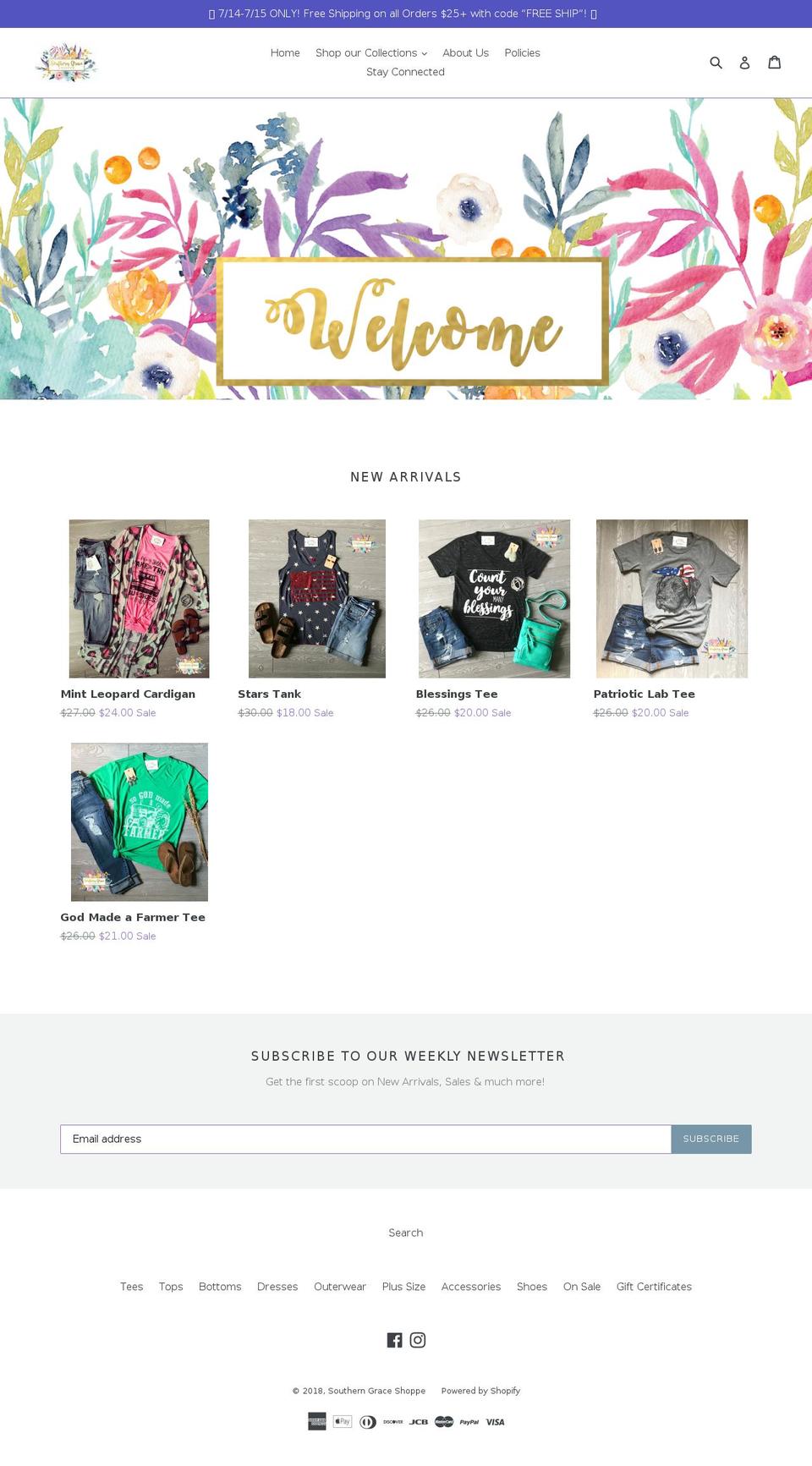 sgshoppe.com shopify website screenshot