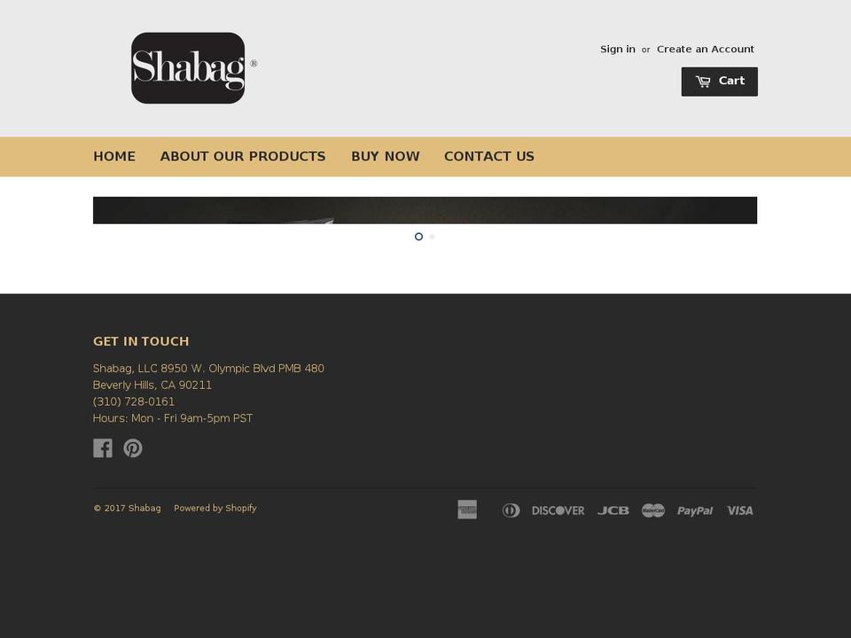 shabag.net shopify website screenshot