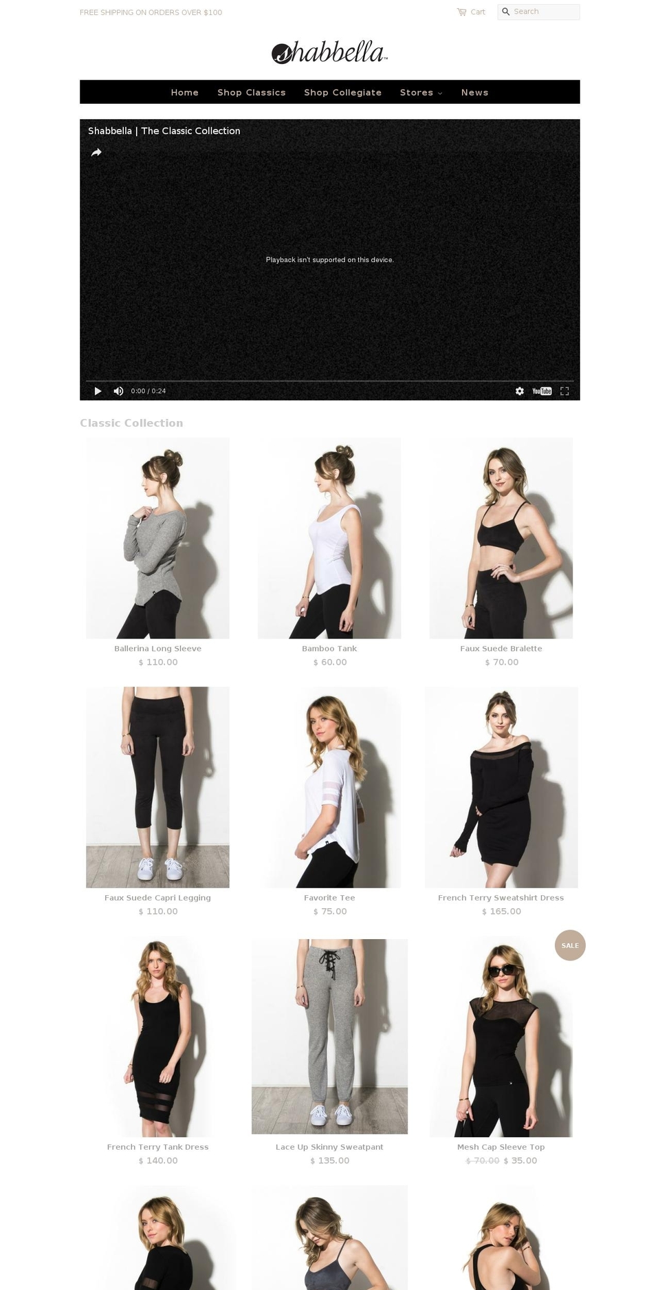 shabbella.com shopify website screenshot