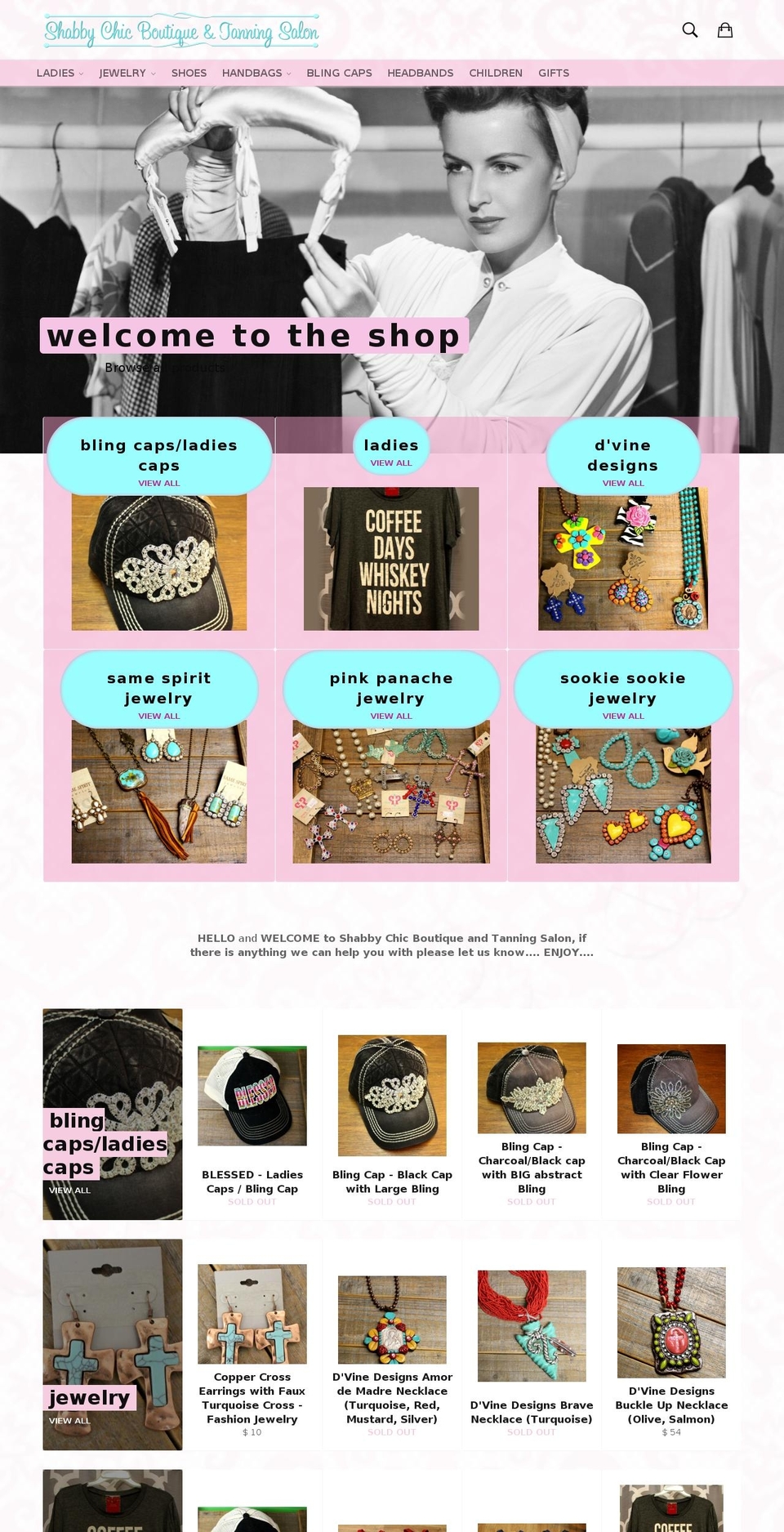 shabbychicec.com shopify website screenshot