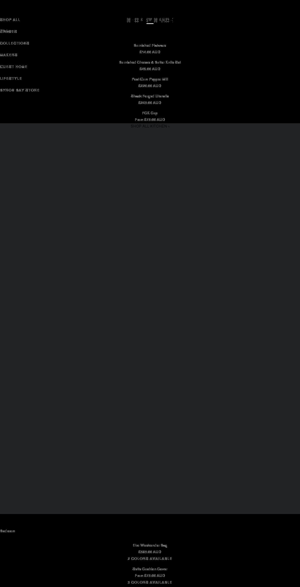 shackpalacerituals.com — Shopify storefront screenshot