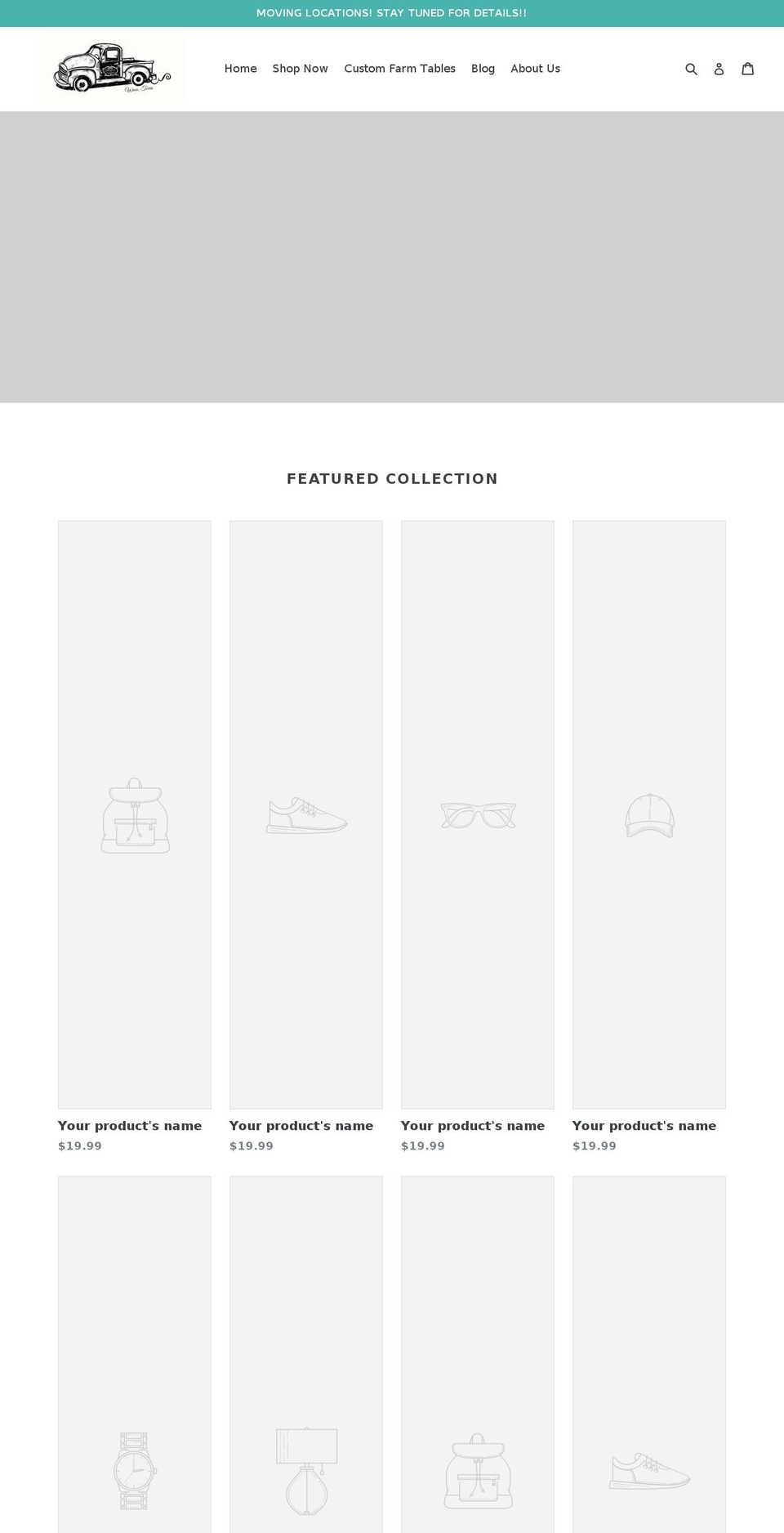 shadesofshabby.com — Shopify storefront screenshot