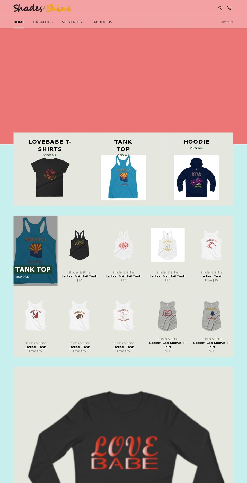shadesshine.com — Shopify storefront screenshot
