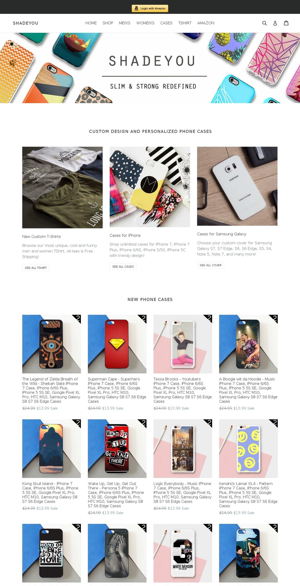 shadeyou.com shopify website screenshot