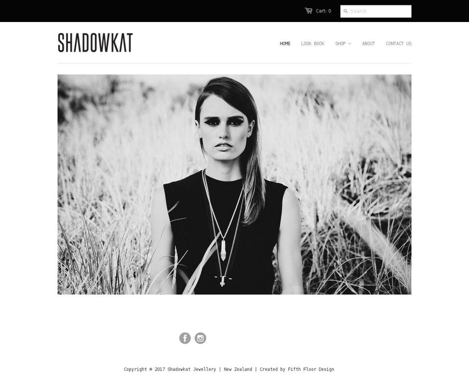 shadowkatjewelry.com shopify website screenshot