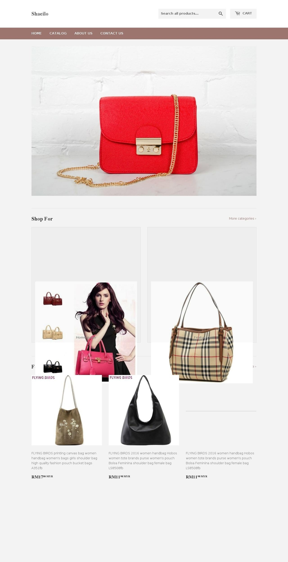 shaeilo.com — Shopify storefront screenshot