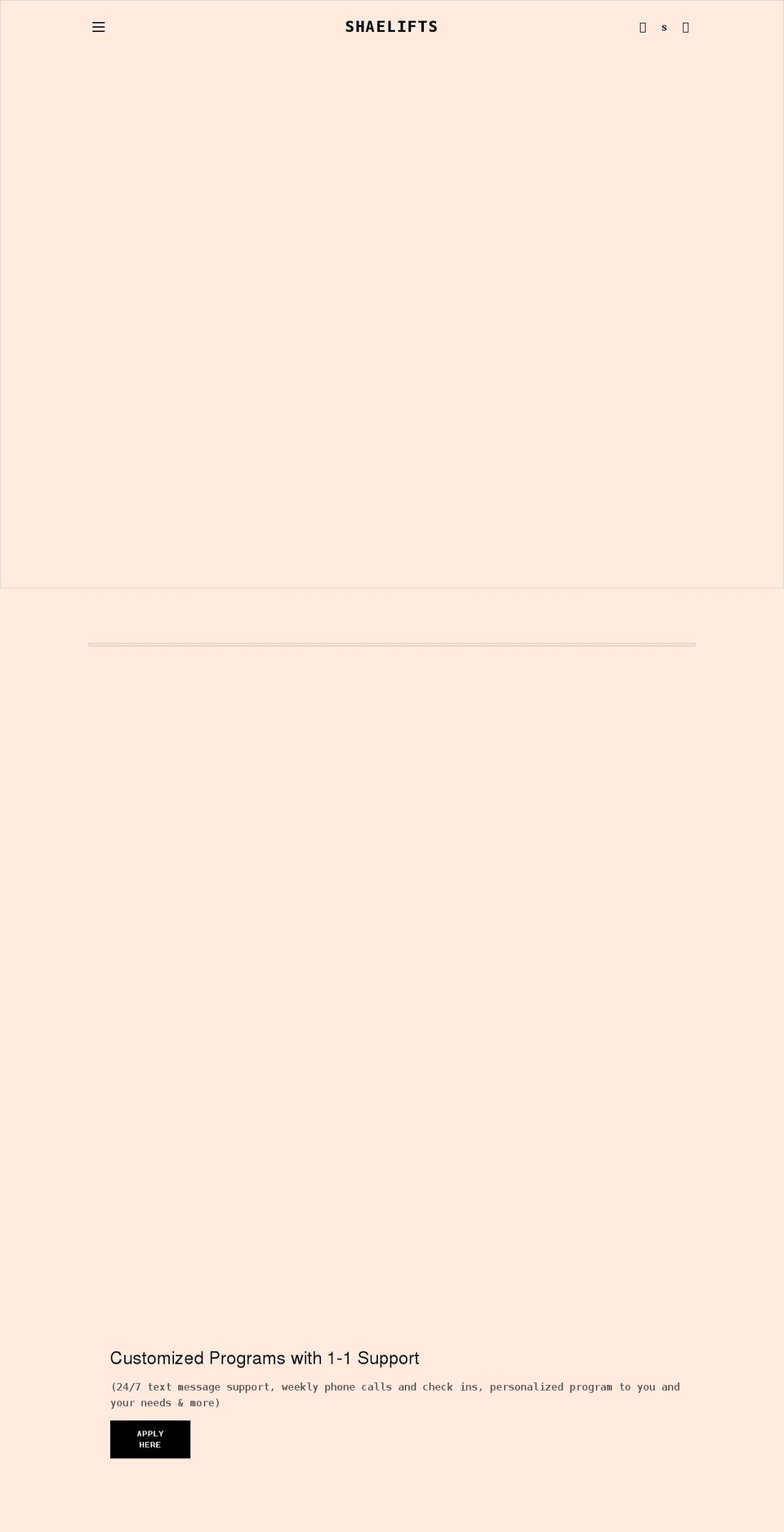 shaelashae.com — Shopify storefront screenshot