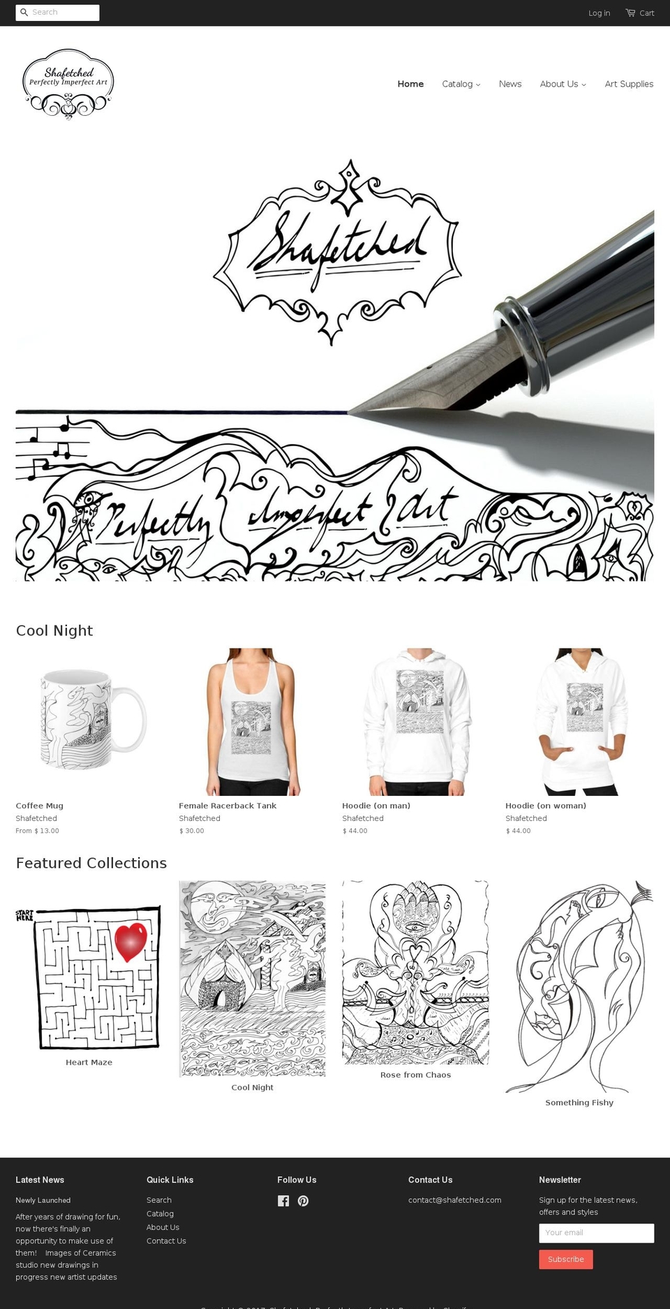 shafetched.com shopify website screenshot