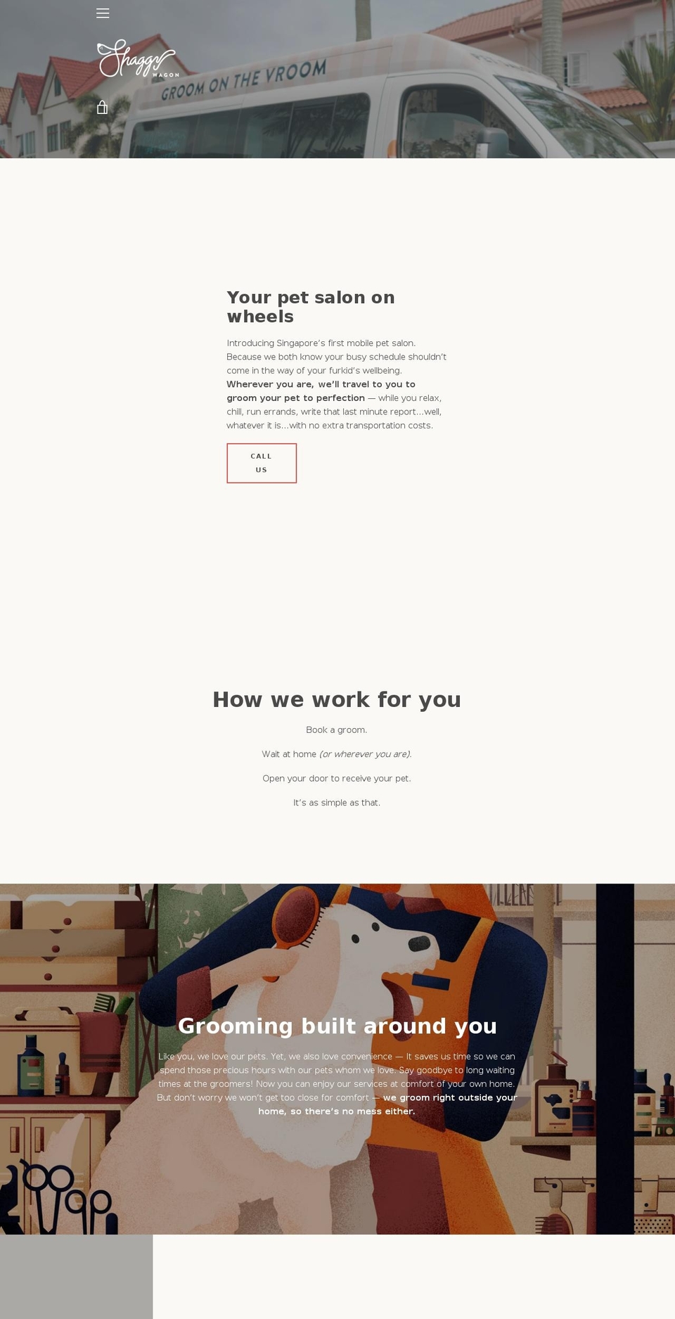 shaggywagon.com — Shopify storefront screenshot