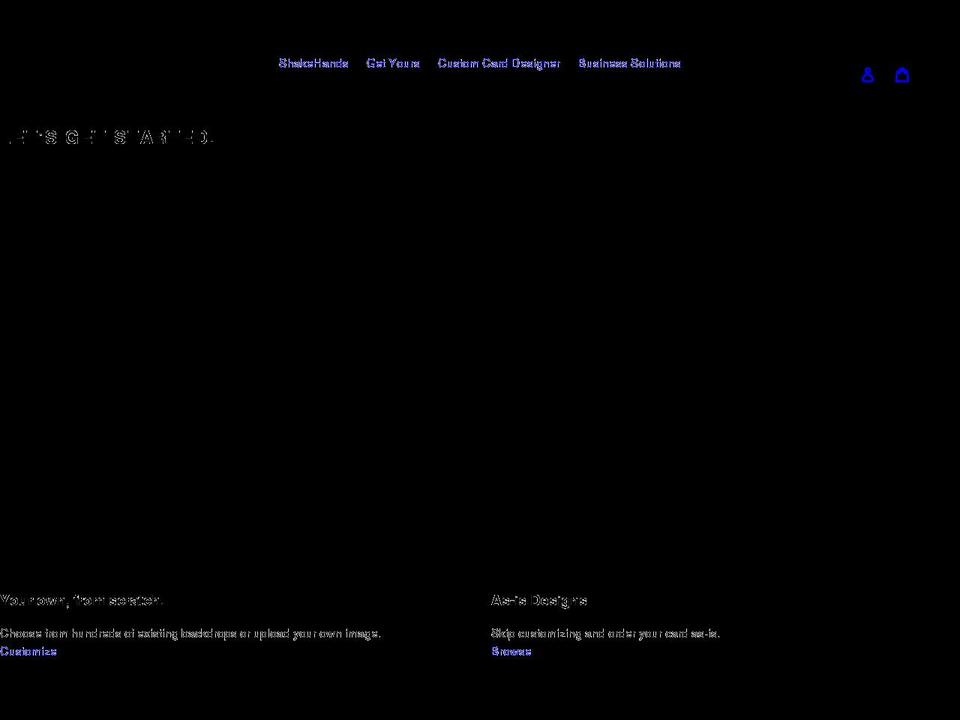 shakehands.shop shopify website screenshot