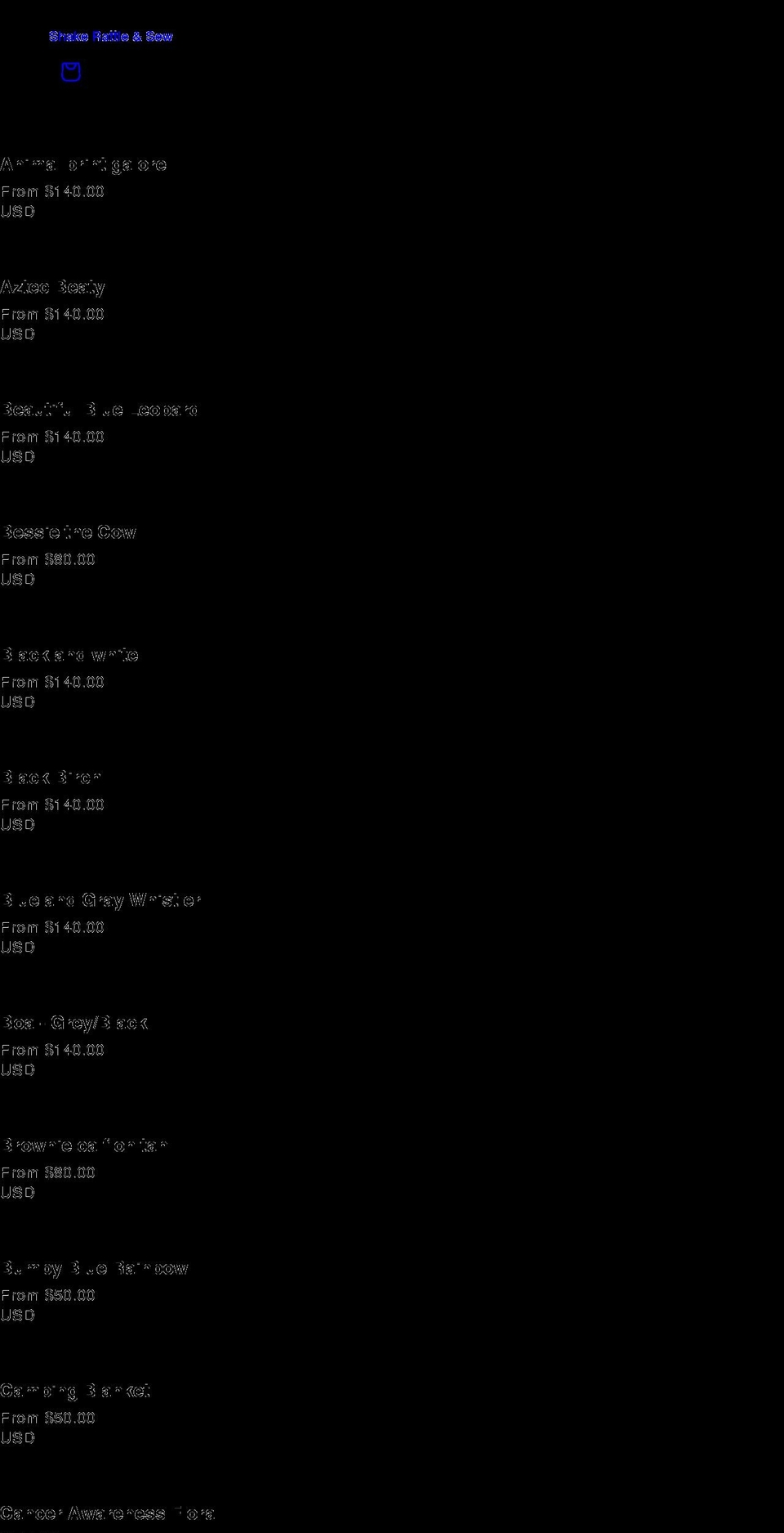 shakerattleandsew.com shopify website screenshot