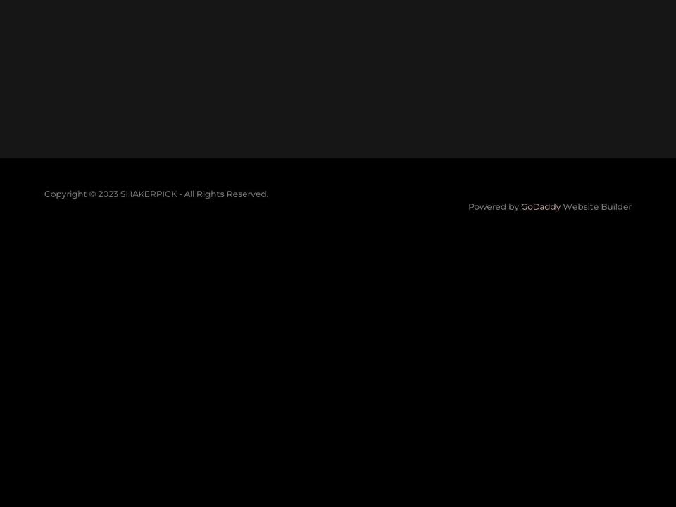 shakerpick.com — Shopify storefront screenshot