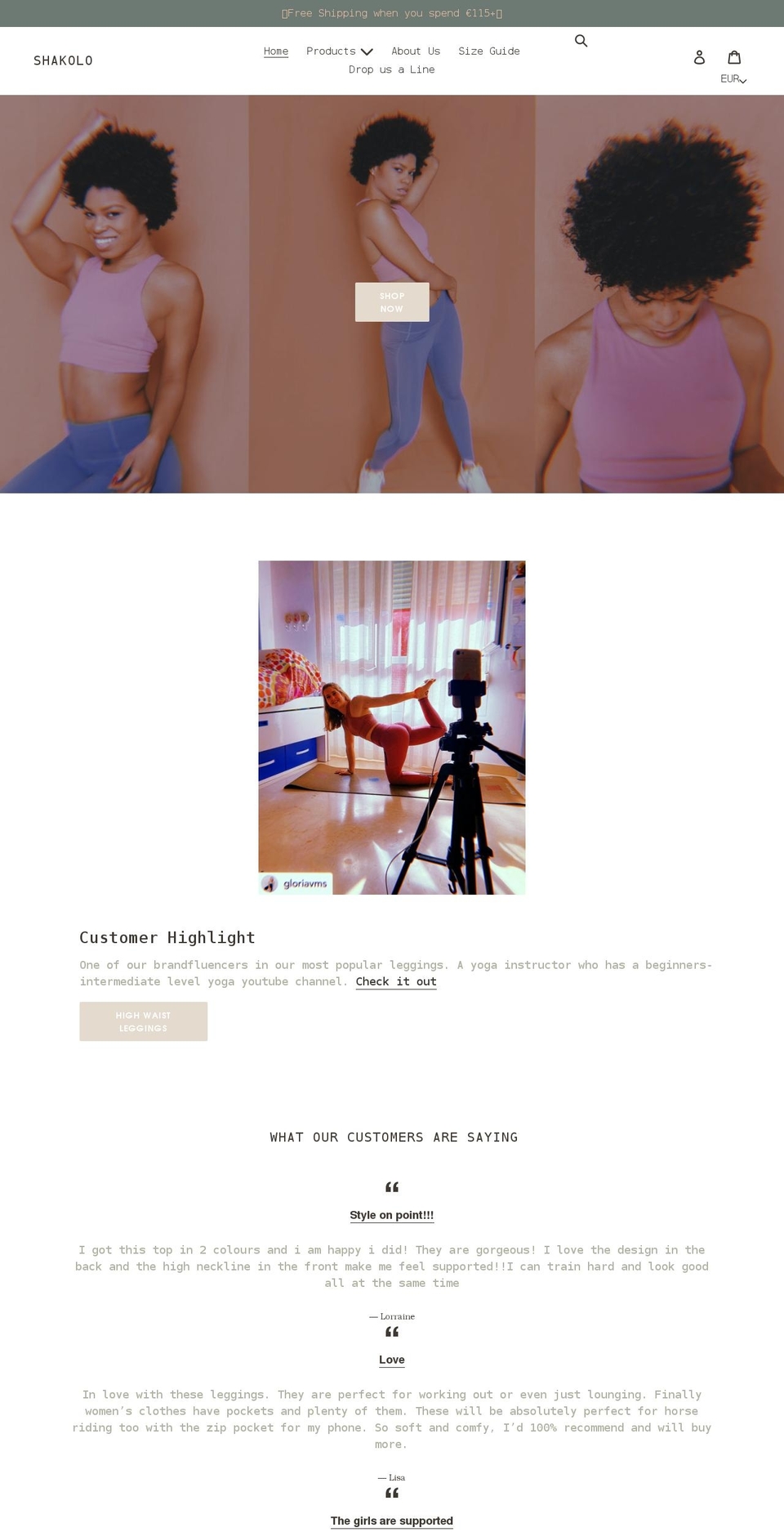 shakolo.com shopify website screenshot