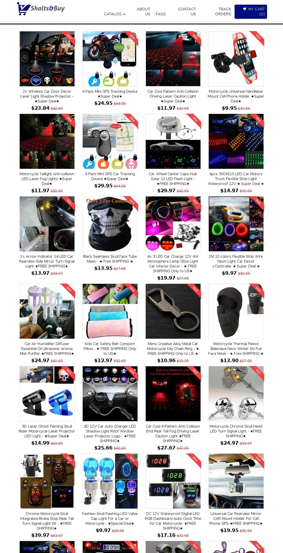 shaltsnbuy.com — Shopify storefront screenshot