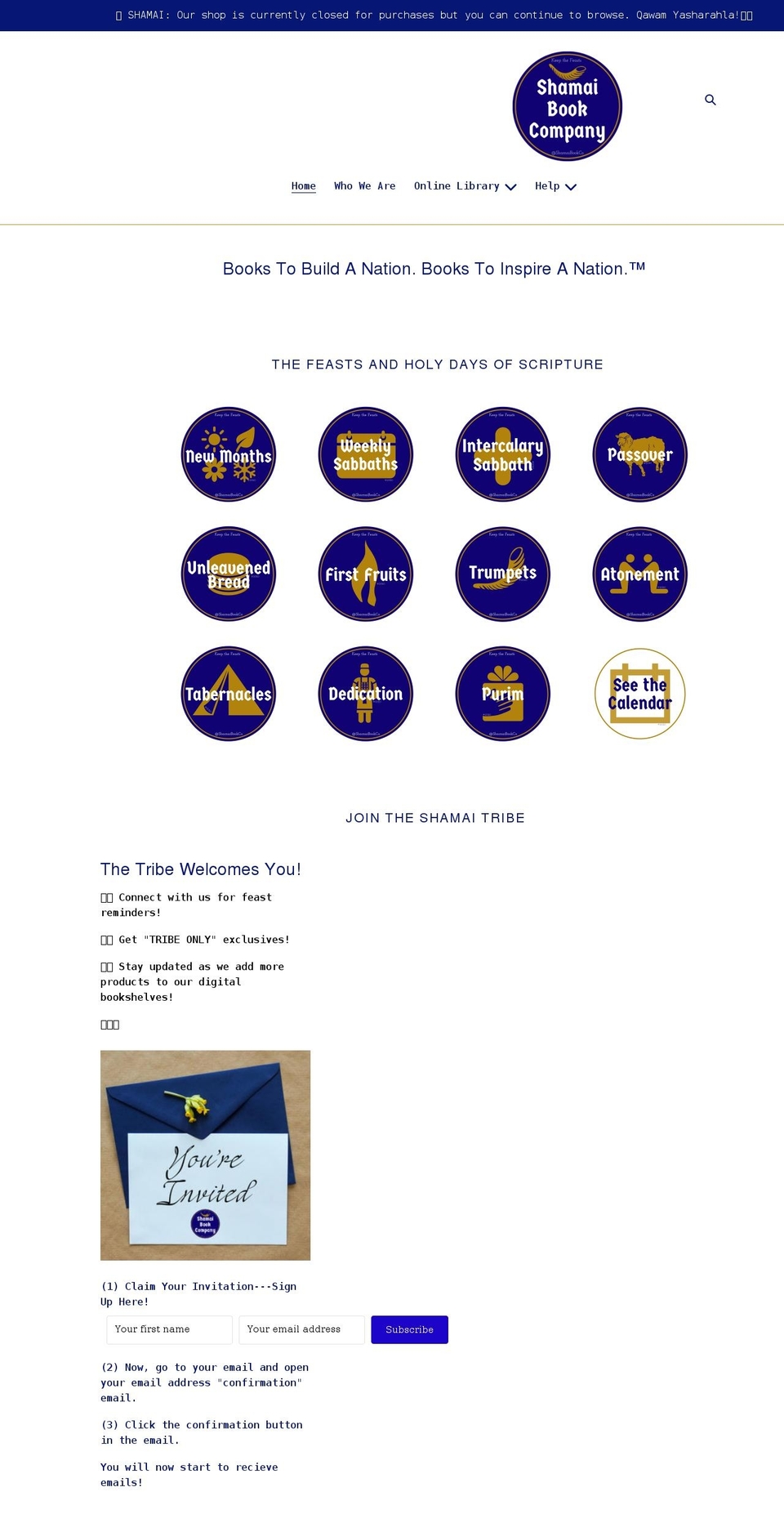 shamaibooks.com shopify website screenshot