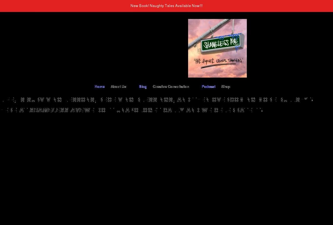shamelessave.com shopify website screenshot