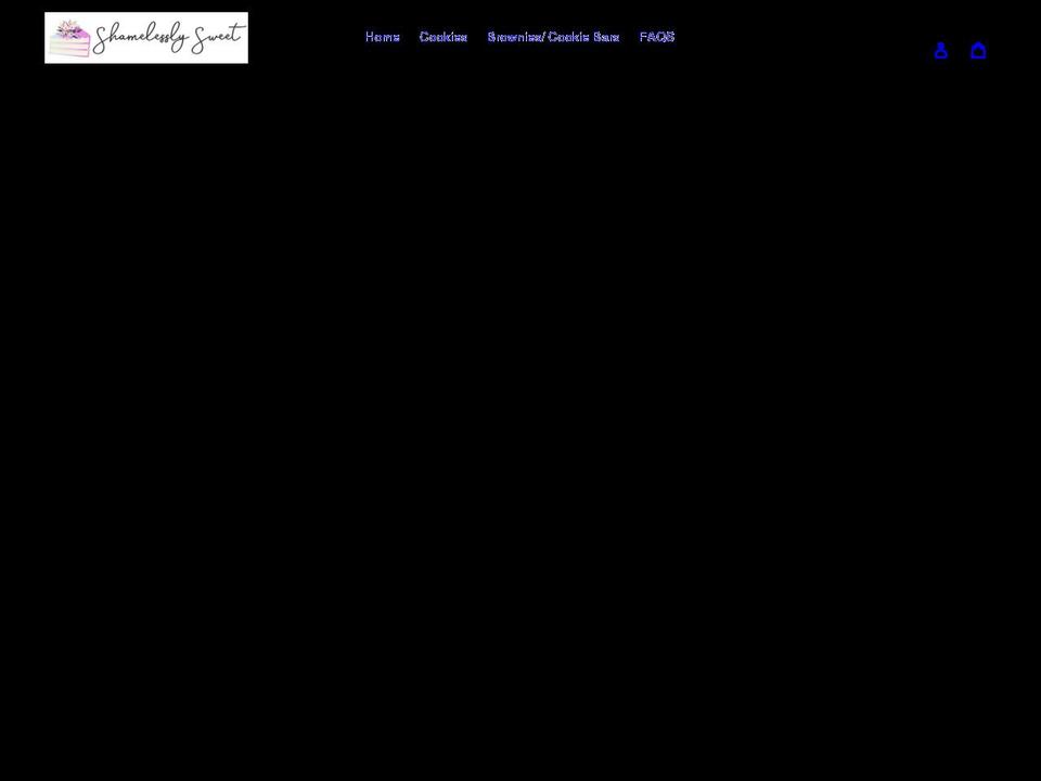 shamelesslysweet.com shopify website screenshot
