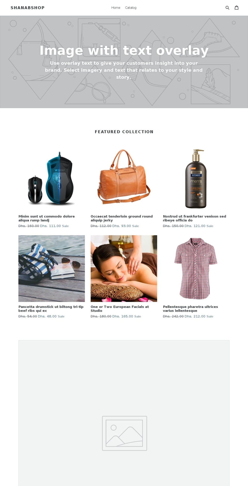 shanabshop.com — Shopify storefront screenshot