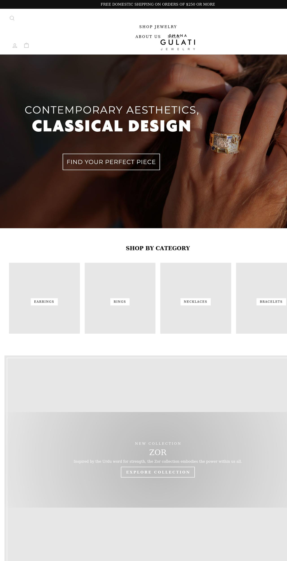 shanagulati.com shopify website screenshot