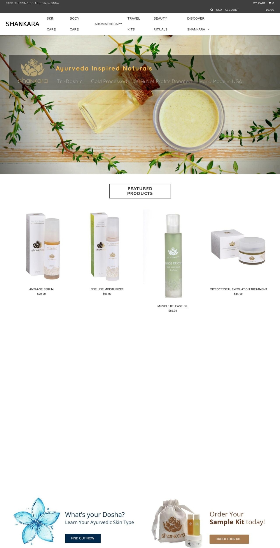 shankara-mail.com shopify website screenshot