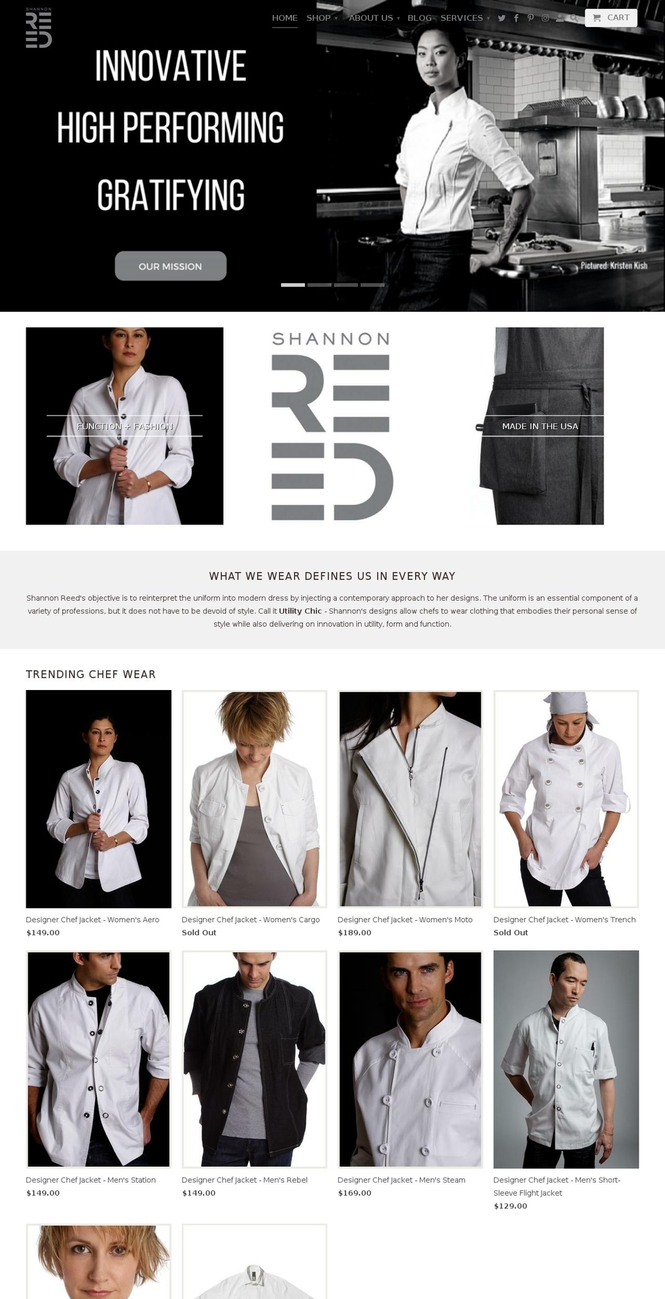 shannonreed.de shopify website screenshot