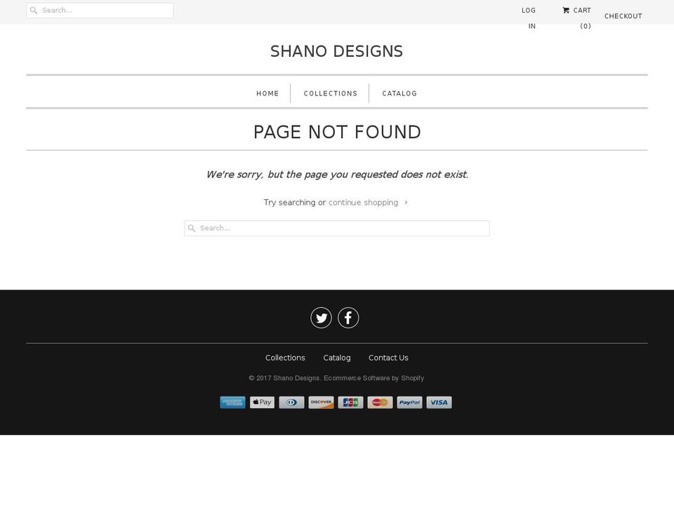 shanogolf.com shopify website screenshot