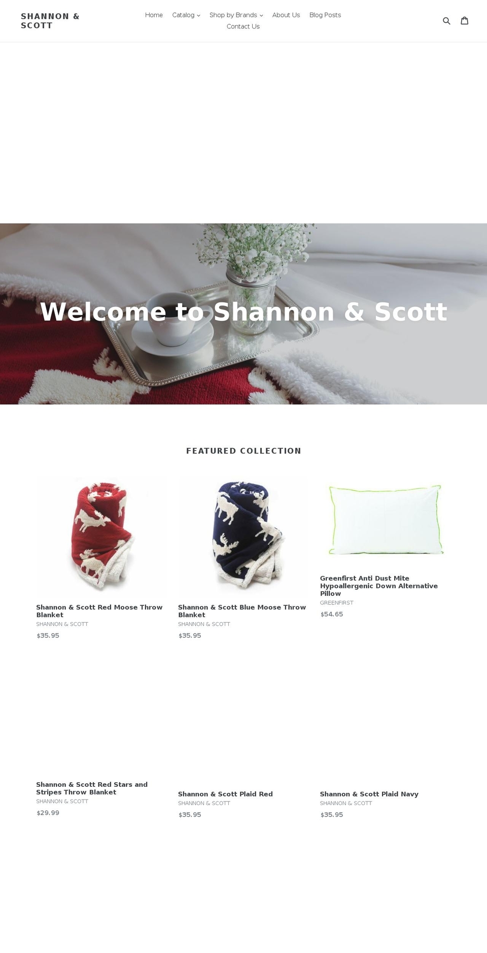 shanscott.com — Shopify storefront screenshot