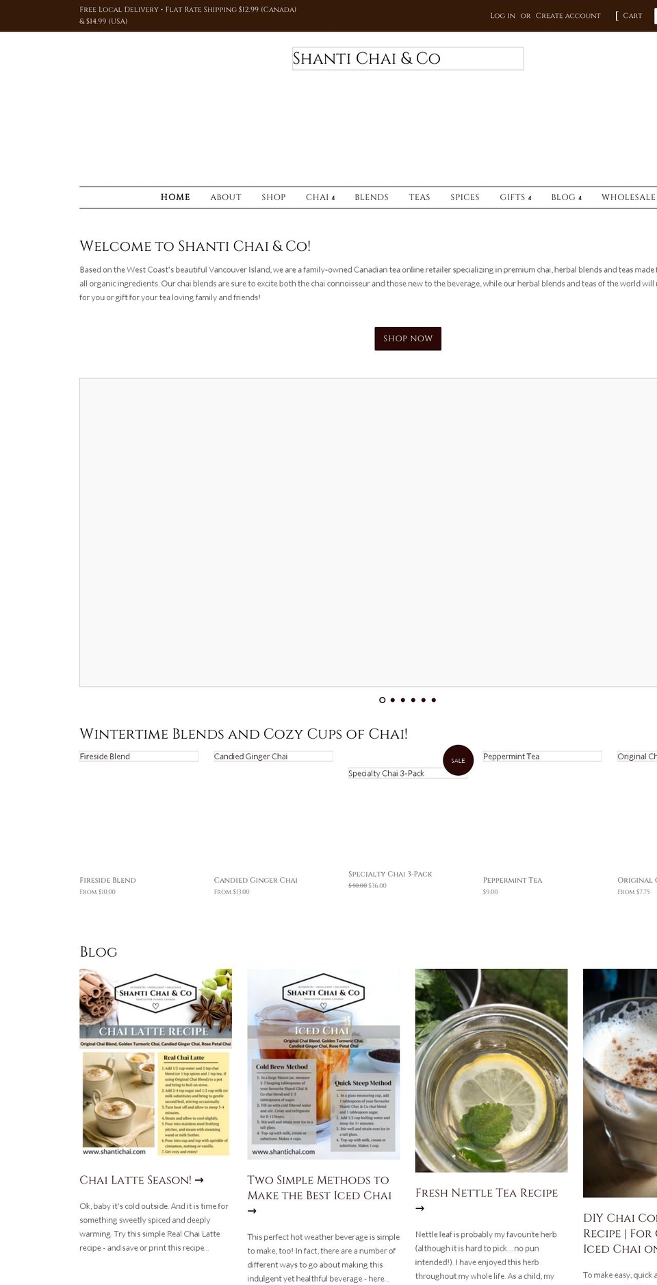 shantichai.com shopify website screenshot