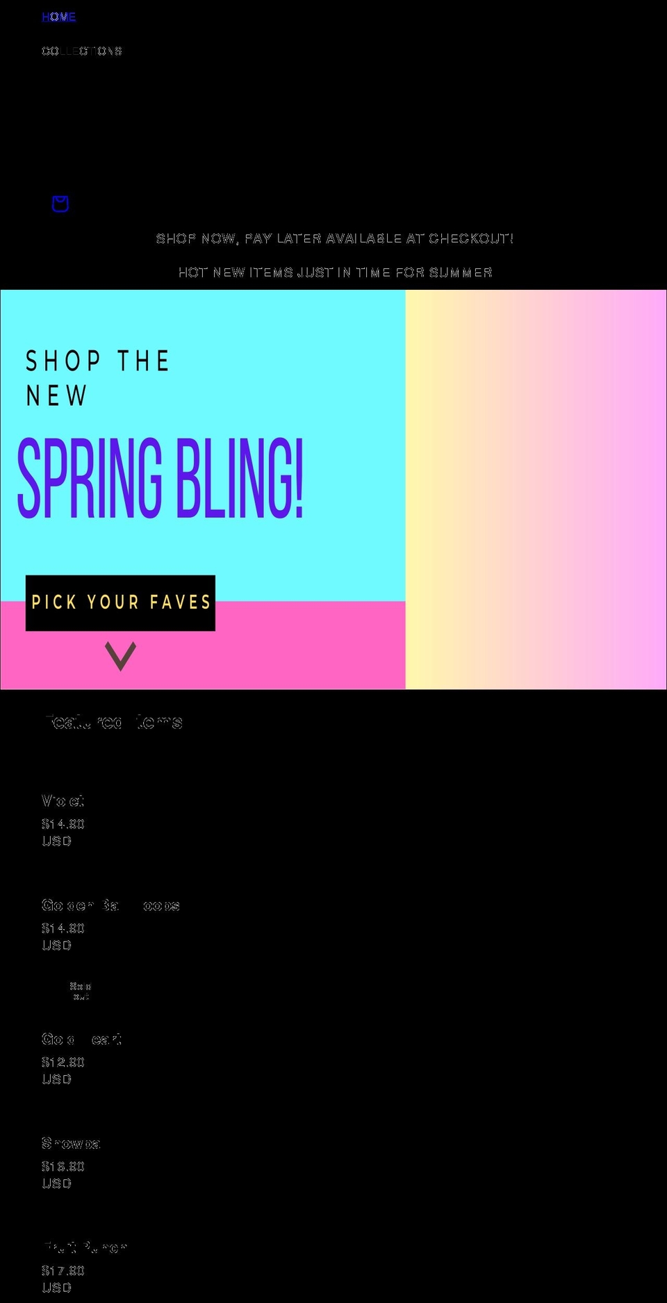 shantillyglam.com shopify website screenshot