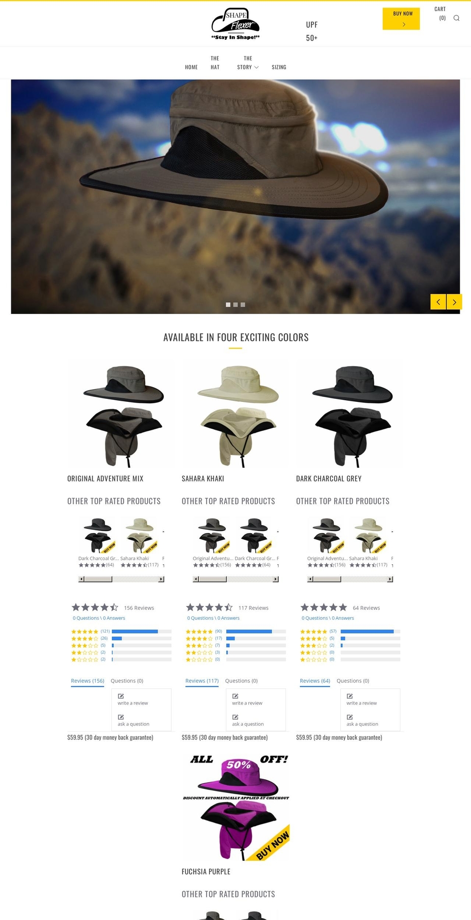 shapeflexer.com — Shopify storefront screenshot
