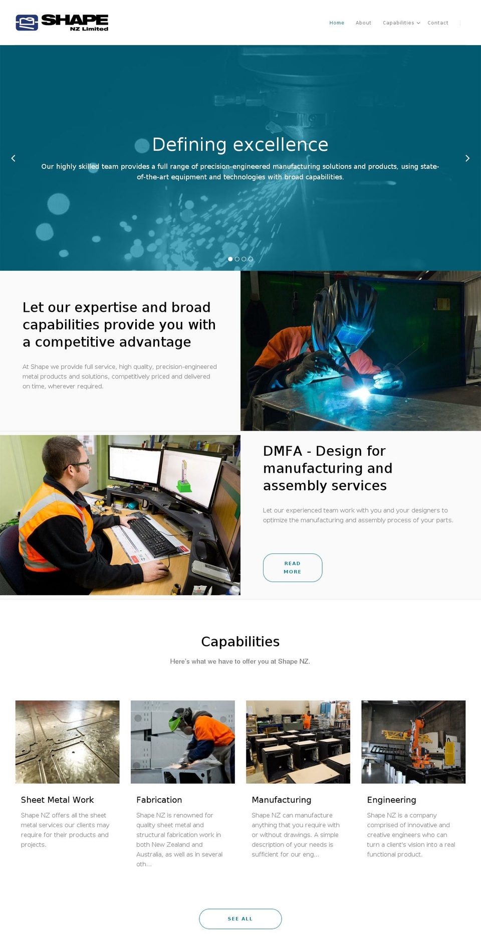 shapenz.com — Shopify storefront screenshot