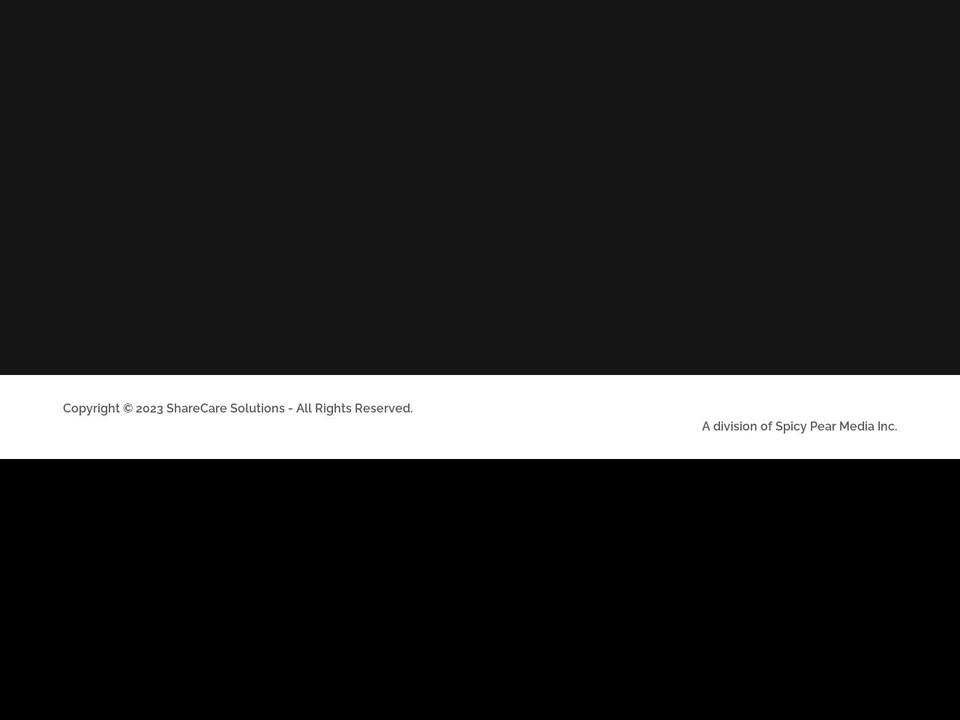 sharecaresolutions.com — Shopify storefront screenshot