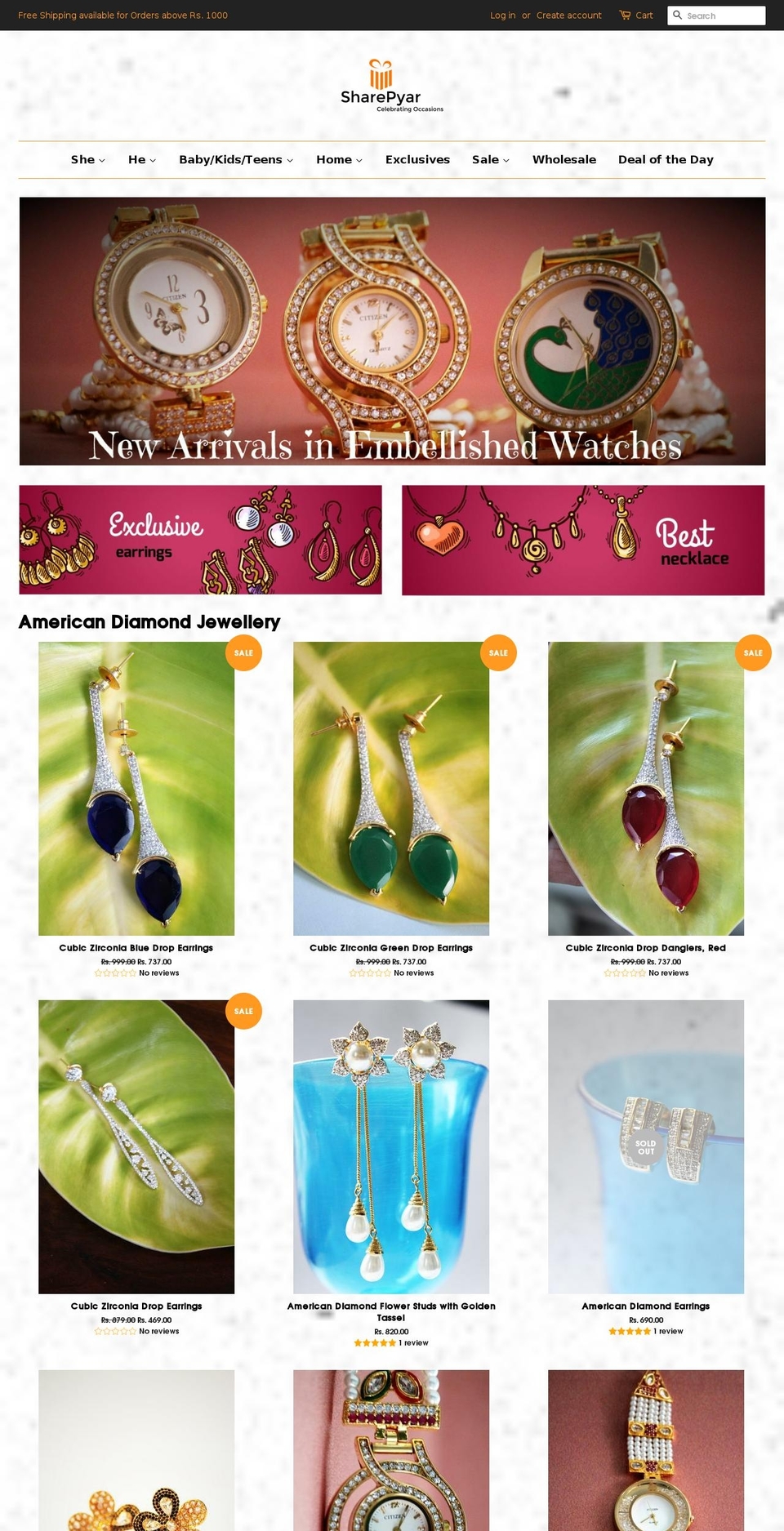 sharepyar.myshopify.com shopify website screenshot