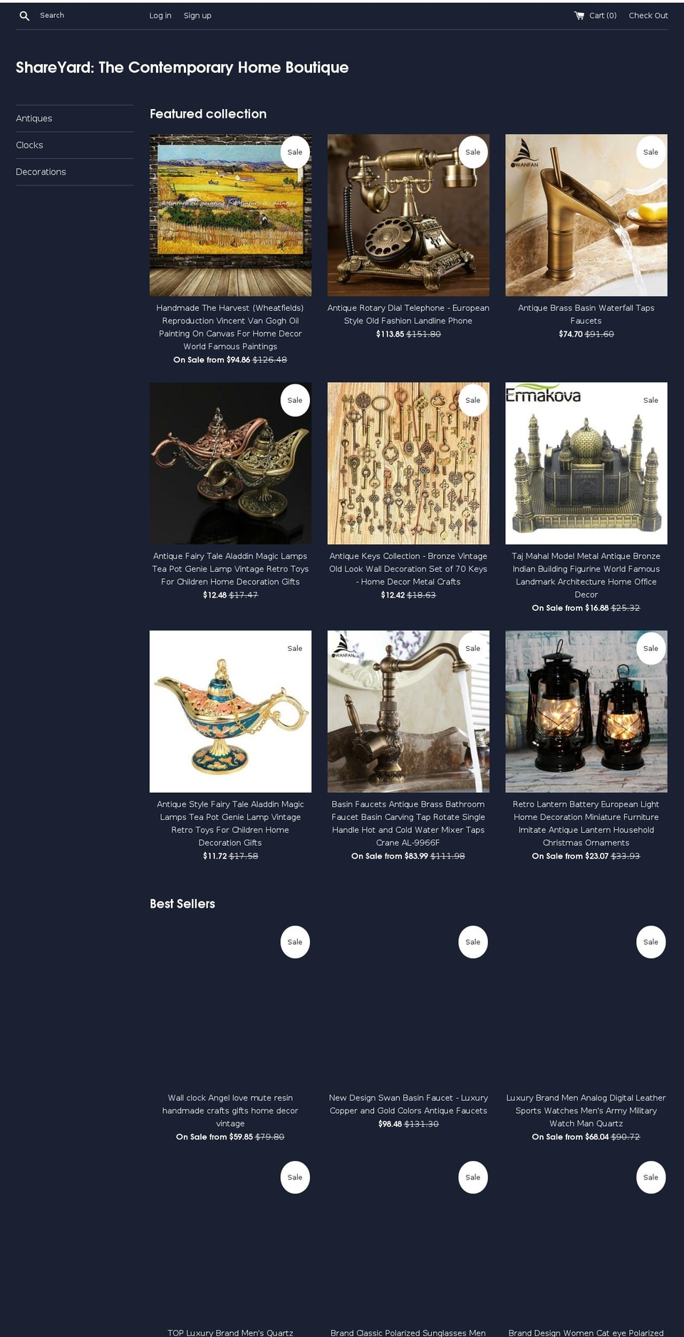 shareyard.com — Shopify storefront screenshot