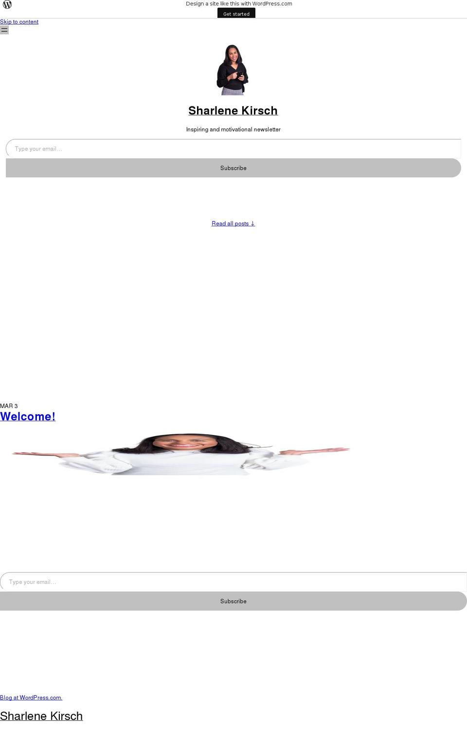 sharlenekirsch.com shopify website screenshot