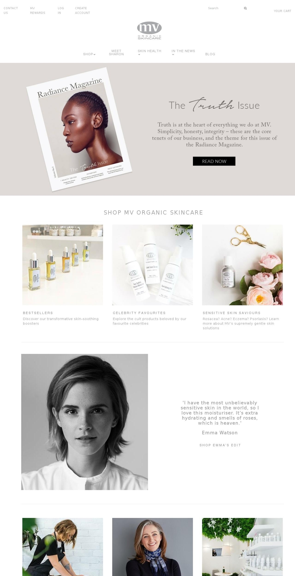 sharonmcglinchey.com — Shopify storefront screenshot