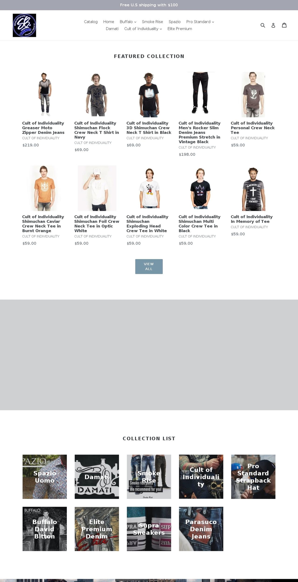 sharpblendstrends.com — Shopify storefront screenshot