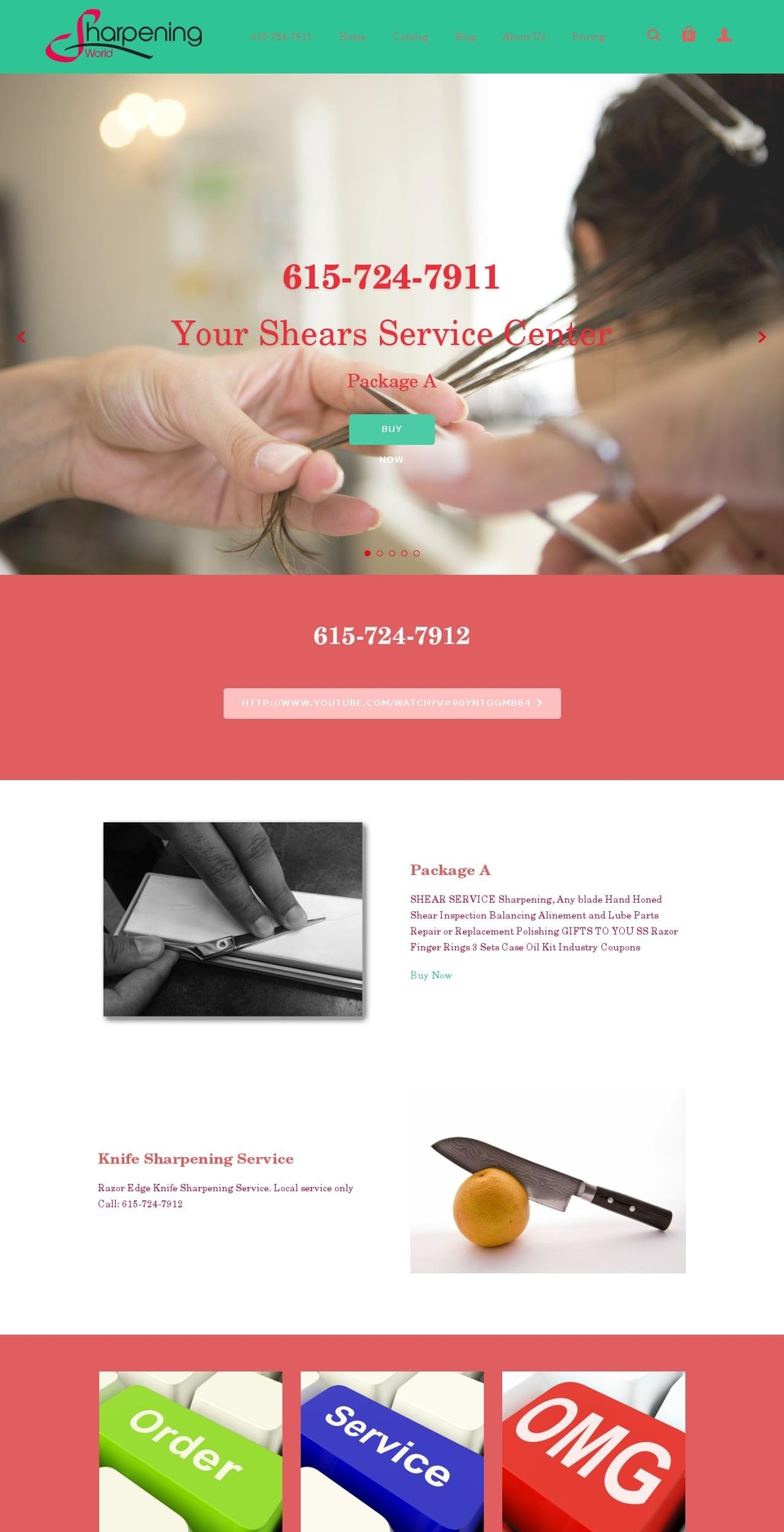 sharpeningworld.com shopify website screenshot