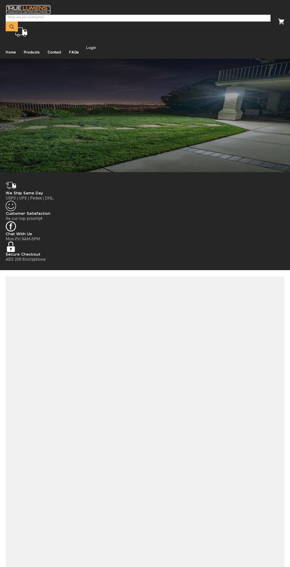 sharperlite.com — Shopify storefront screenshot