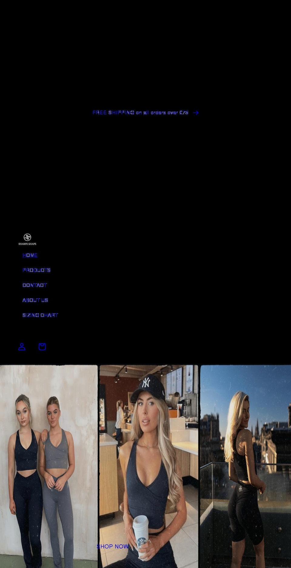 sharpeshape.com shopify website screenshot