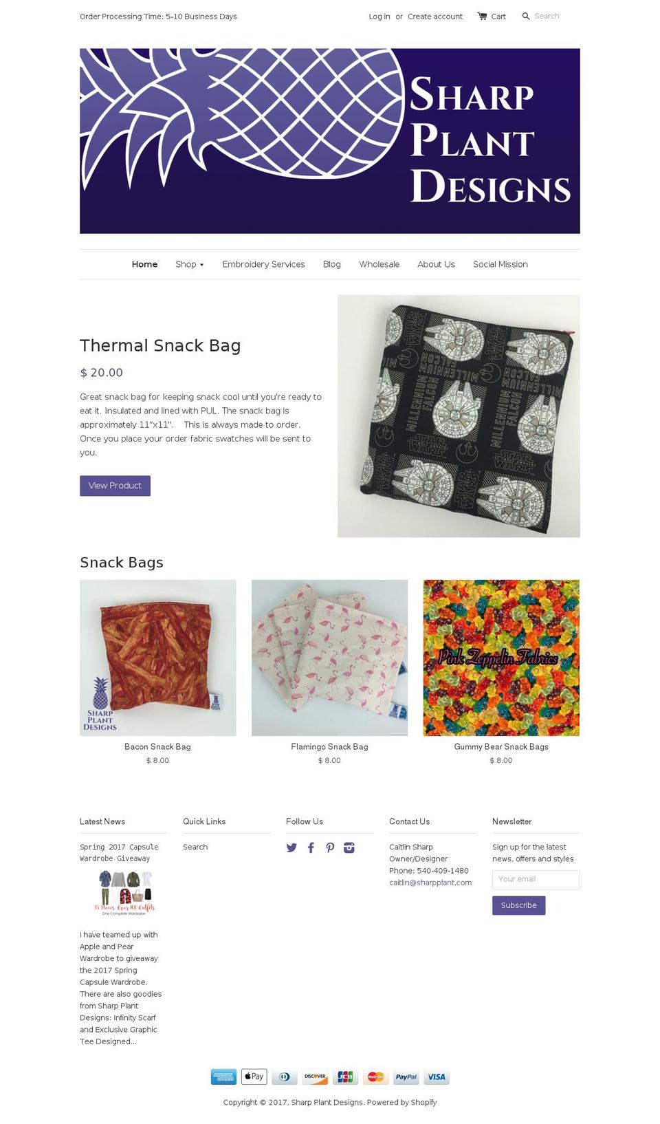 sharpplant.com shopify website screenshot