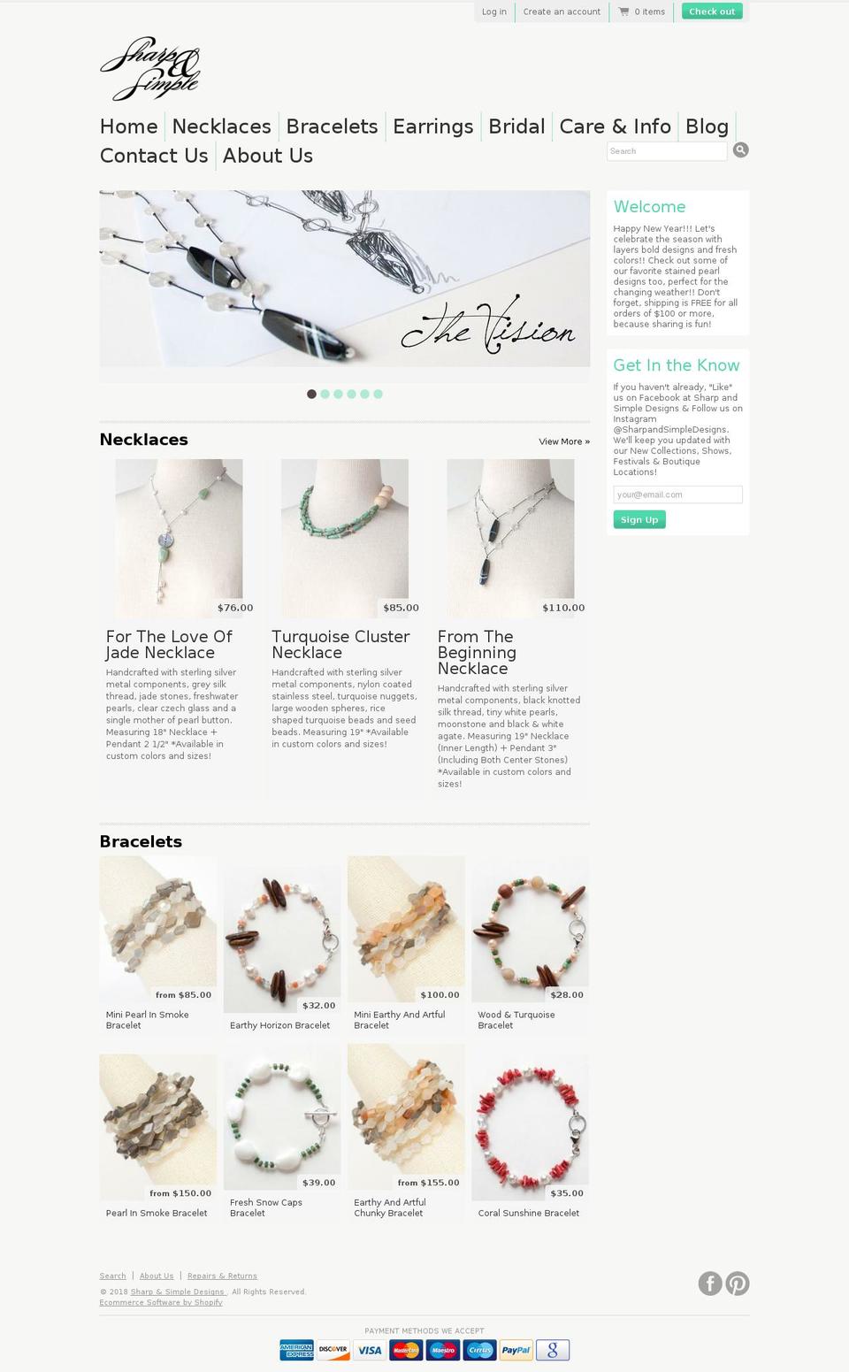 sharpsimple.com shopify website screenshot