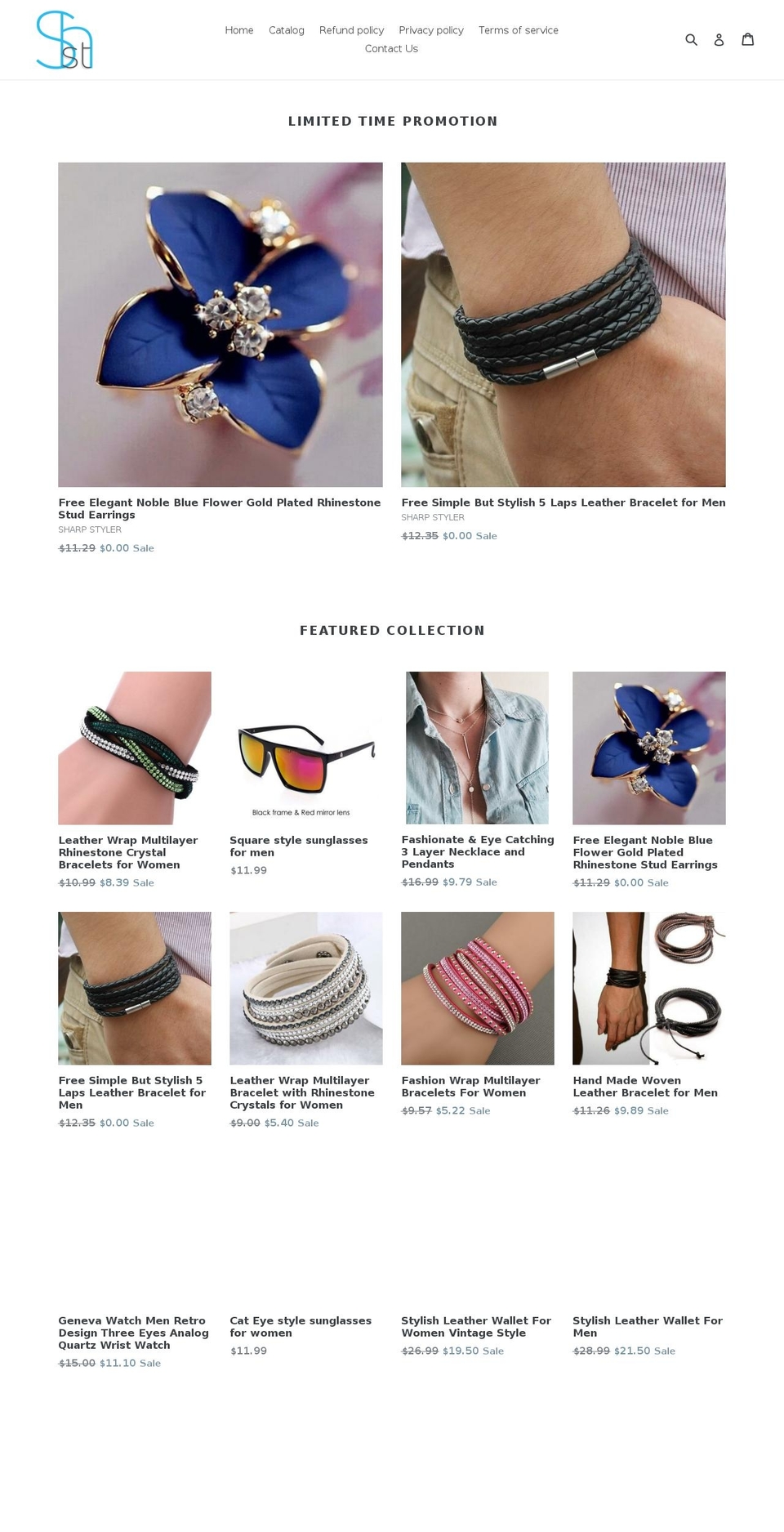 sharpstyler.com — Shopify store on .com