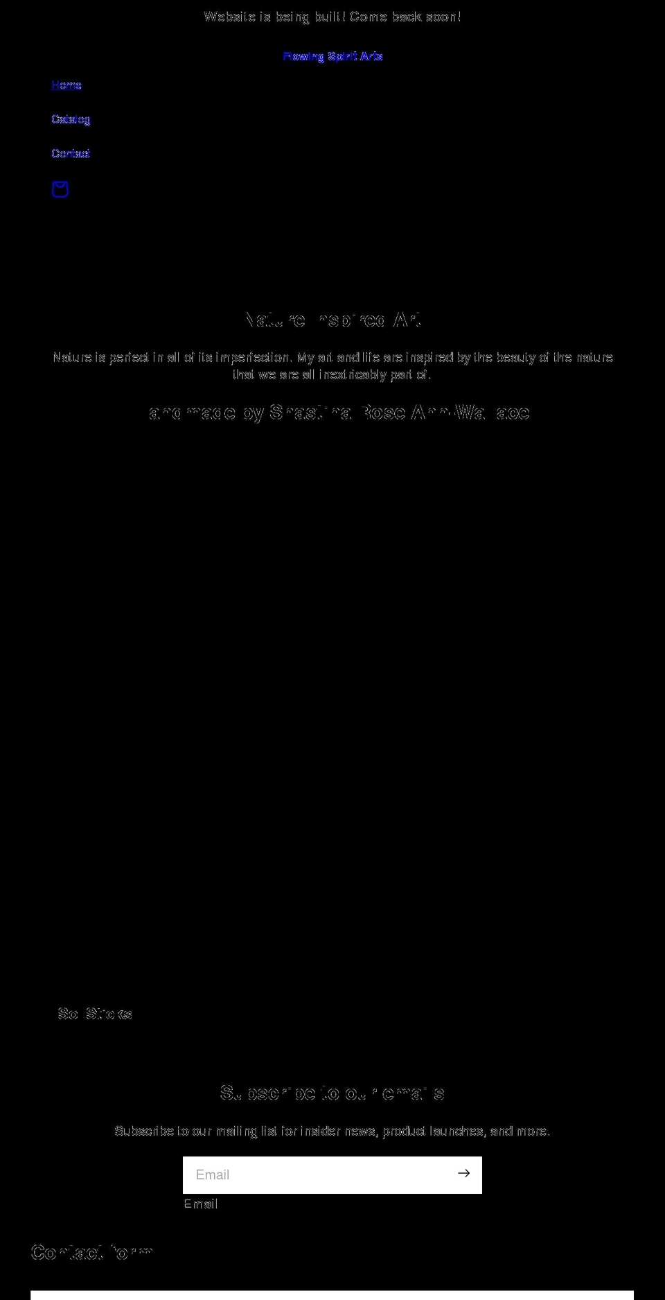 shastinarose.com shopify website screenshot