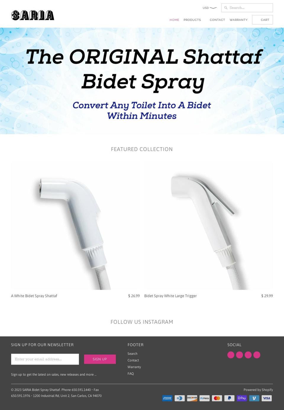 shattaf.com shopify website screenshot